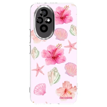 Picasee διαφανής θήκη σιλικόνης Honor 200 Pro 5G - Blush Lagoon