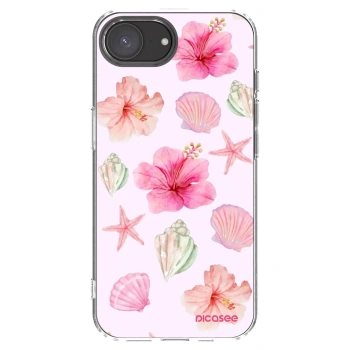 Picasee διαφανής θήκη σιλικόνης Apple iPhone 16e - Blush Lagoon