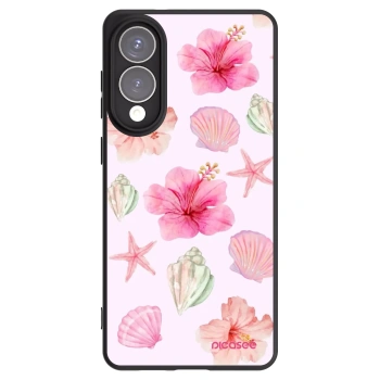 Picasee Μαύρη θήκη σιλικόνης για Samsung Galaxy S25 Edge 5G - Blush Lagoon