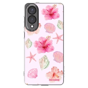 Picasee διαφανής θήκη σιλικόνης Samsung Galaxy S25 Edge 5G - Blush Lagoon