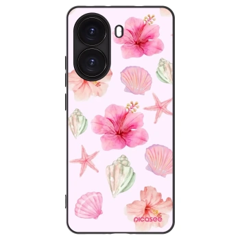 Picasee Μαύρη θήκη σιλικόνης για Xiaomi Poco X7 Pro 5G - Blush Lagoon