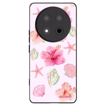 Picasee Μαύρη θήκη σιλικόνης για Honor Magic7 Lite 5G - Blush Lagoon