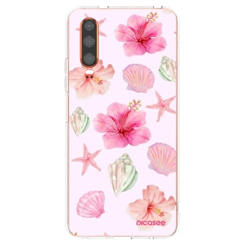 Picasee διαφανής θήκη σιλικόνης Huawei P30 - Blush Lagoon