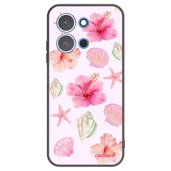 Picasee Μαύρη θήκη σιλικόνης για Xiaomi Redmi 15C 4G - Blush Lagoon