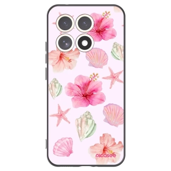 Picasee Μαύρη θήκη σιλικόνης για Xiaomi 15T - Blush Lagoon