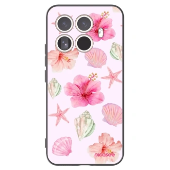 Picasee Μαύρη θήκη σιλικόνης για Xiaomi 15T Pro - Blush Lagoon