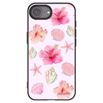 Picasee Μαύρη θήκη σιλικόνης για Apple iPhone 17e - Blush Lagoon