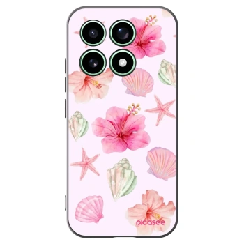 Picasee Μαύρη θήκη σιλικόνης για Xiaomi 17 - Blush Lagoon