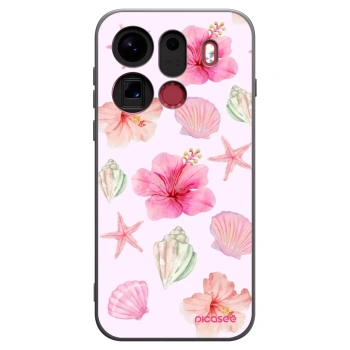 Picasee Μαύρη θήκη σιλικόνης για OPPO Find X9 Pro - Blush Lagoon