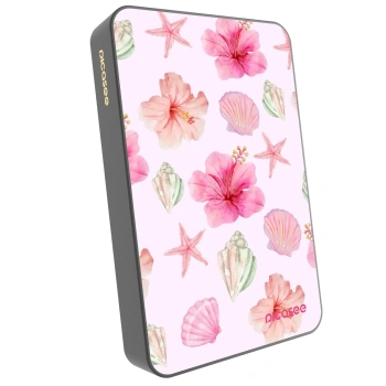 Picasee Powerbank με MagSafe 10 000 mAh Γκρί - Blush Lagoon