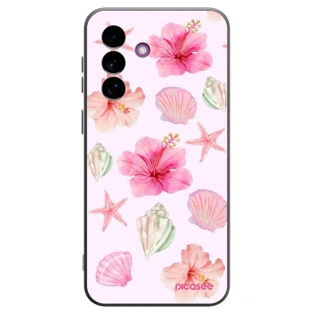 Picasee Μαύρη θήκη σιλικόνης για Samsung Galaxy A37 - Blush Lagoon