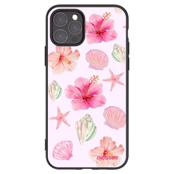 Picasee Μαύρη θήκη σιλικόνης για Apple iPhone 11 Pro - Blush Lagoon