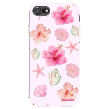 Picasee διαφανής θήκη σιλικόνης Apple iPhone SE 2020 - Blush Lagoon