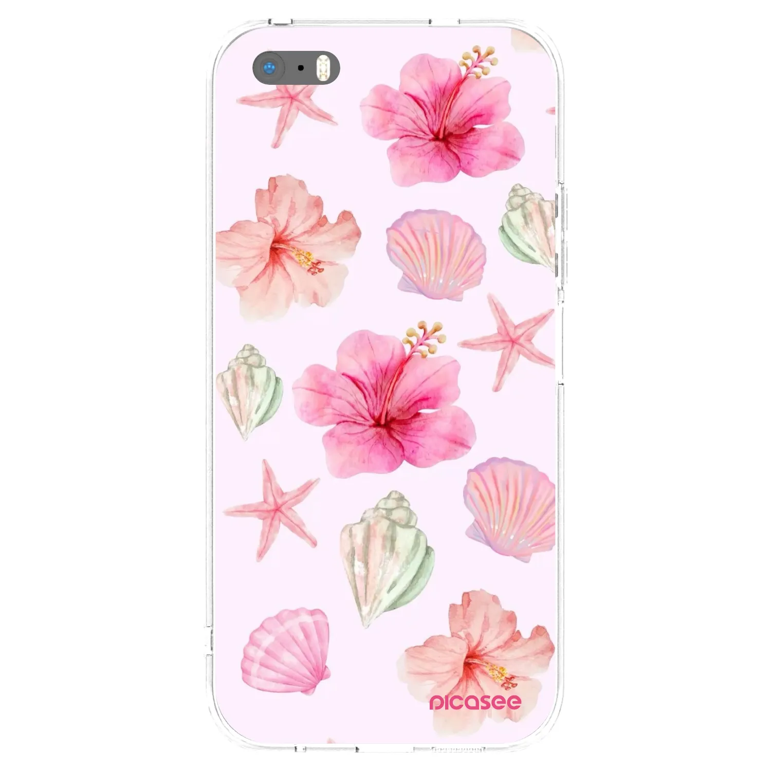 Picasee διαφανής θήκη σιλικόνης Apple iPhone 5/5S/SE - Blush Lagoon