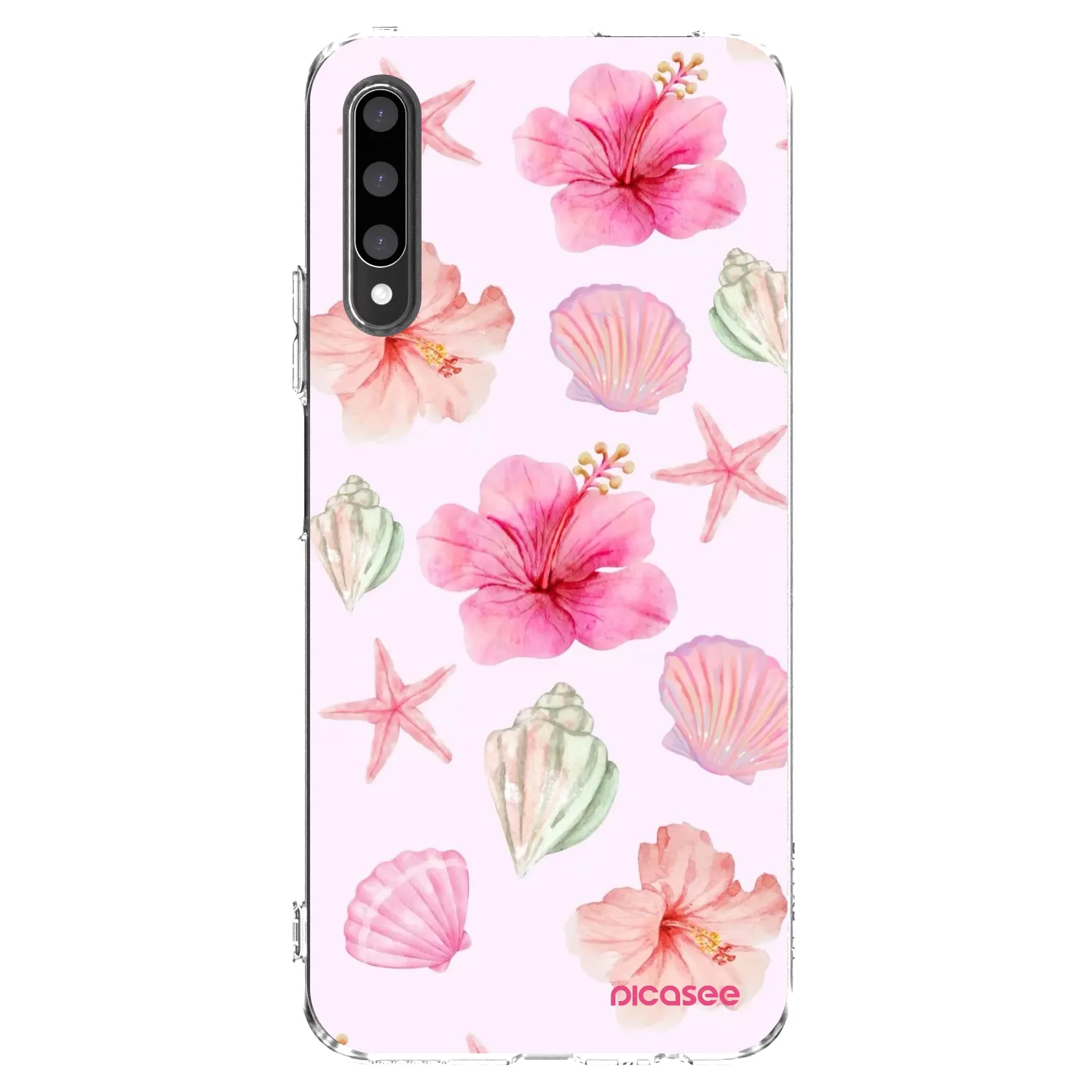 Picasee διαφανής θήκη σιλικόνης Honor 9X Pro - Blush Lagoon