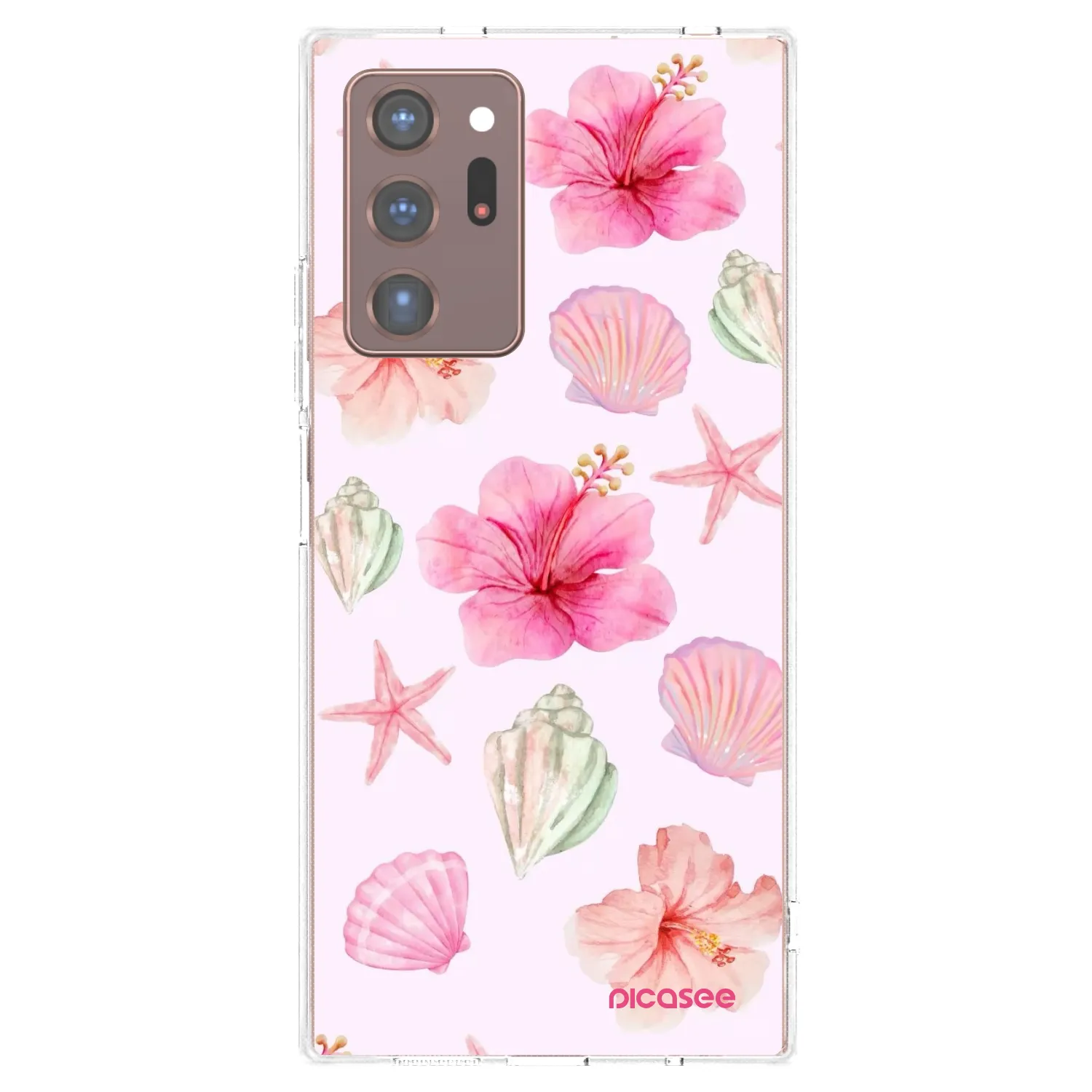 Picasee διαφανής θήκη σιλικόνης Samsung Galaxy Note 20 Ultra - Blush Lagoon