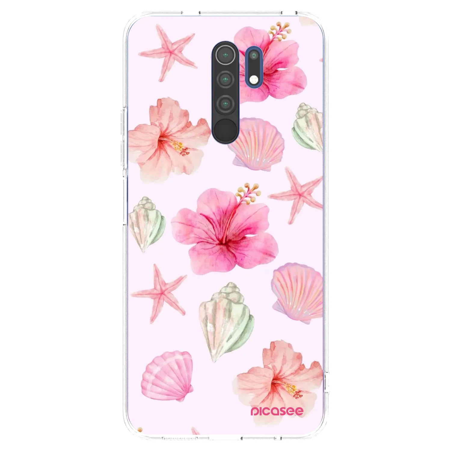 Picasee διαφανής θήκη σιλικόνης Xiaomi Redmi 9 - Blush Lagoon