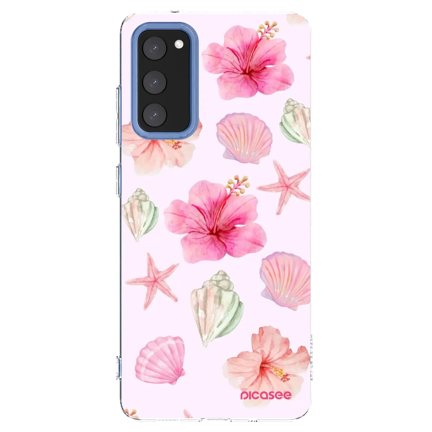 Picasee διαφανής θήκη σιλικόνης Samsung Galaxy S20 FE - Blush Lagoon
