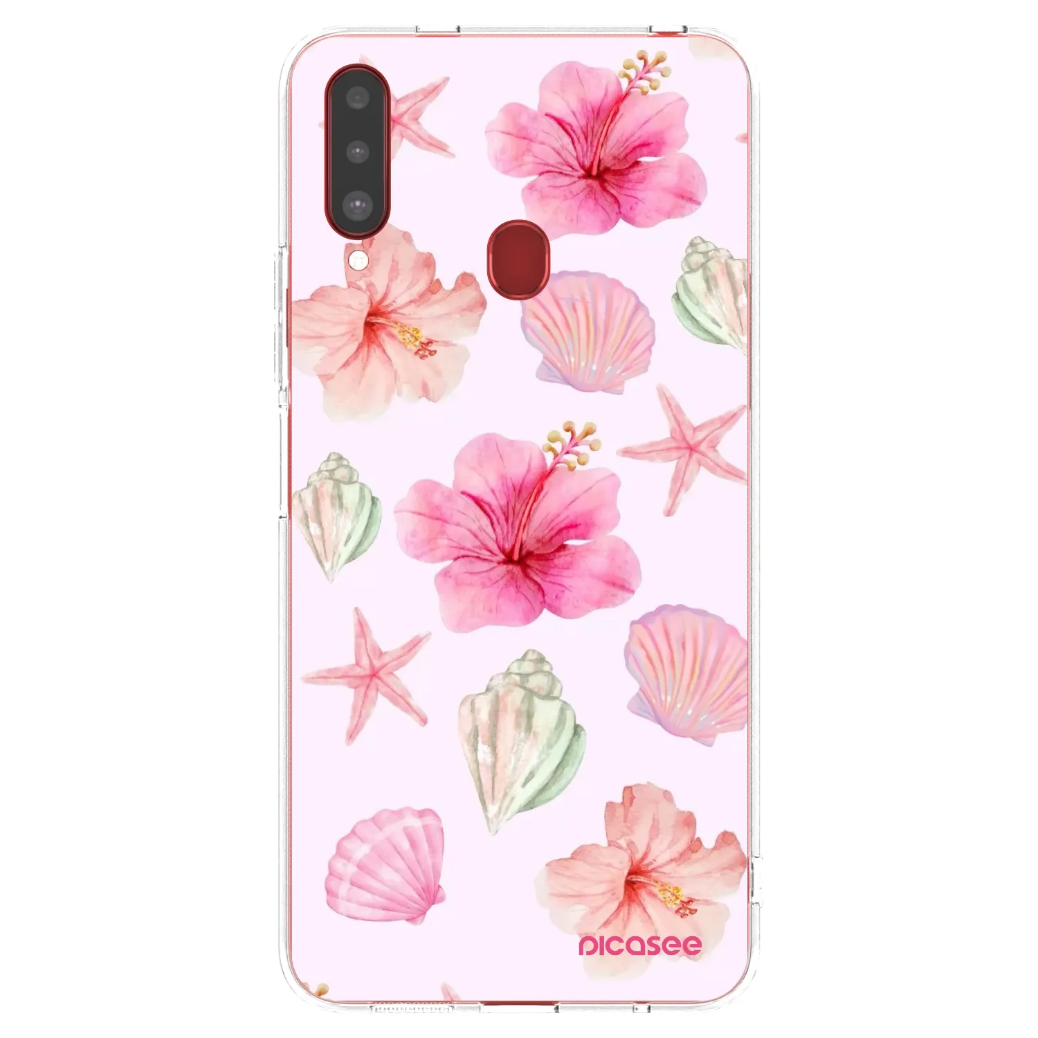 Picasee διαφανής θήκη σιλικόνης Samsung Galaxy A20s - Blush Lagoon