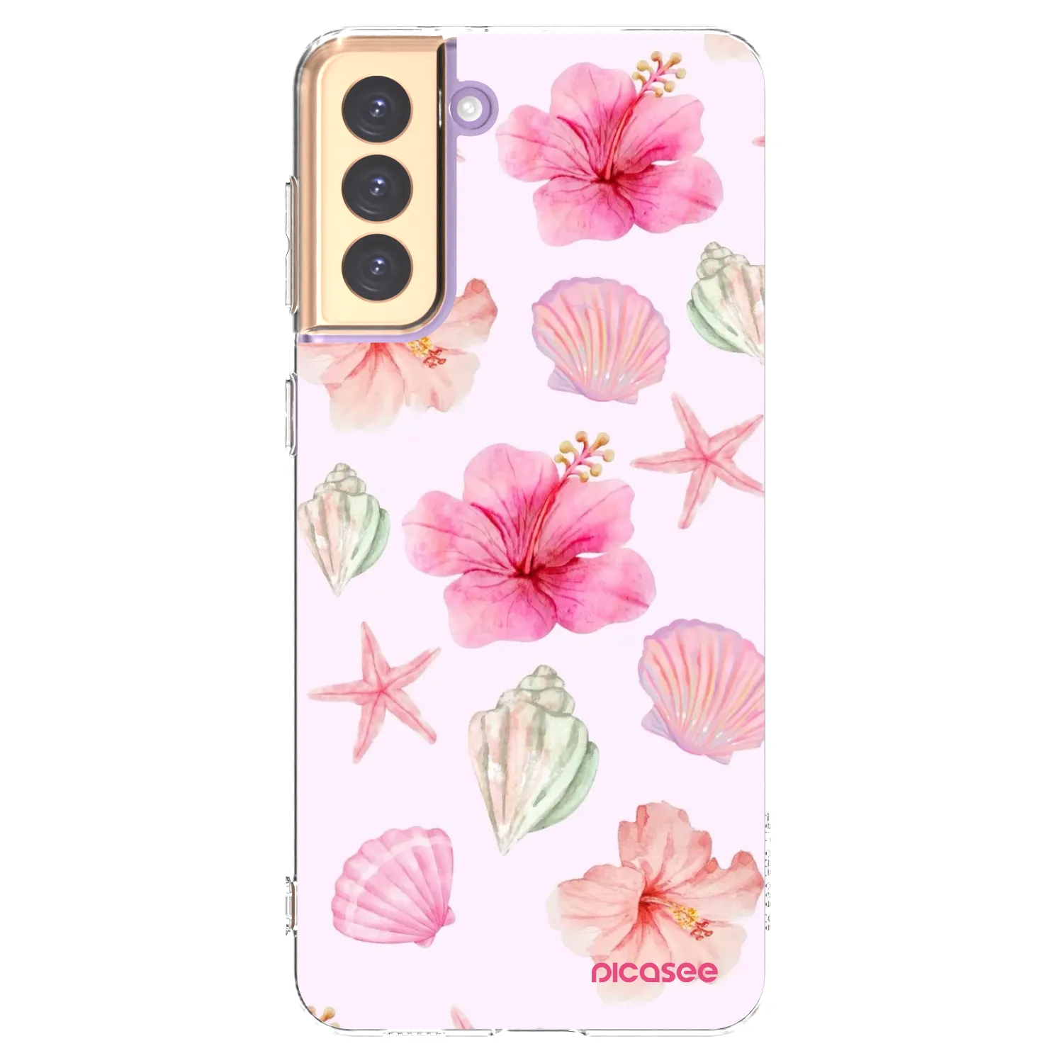 Picasee διαφανής θήκη σιλικόνης Samsung Galaxy S21+ 5G G996F - Blush Lagoon