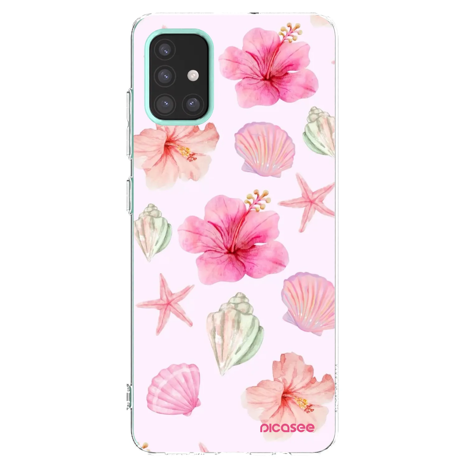 Picasee διαφανής θήκη σιλικόνης Samsung Galaxy M31s - Blush Lagoon