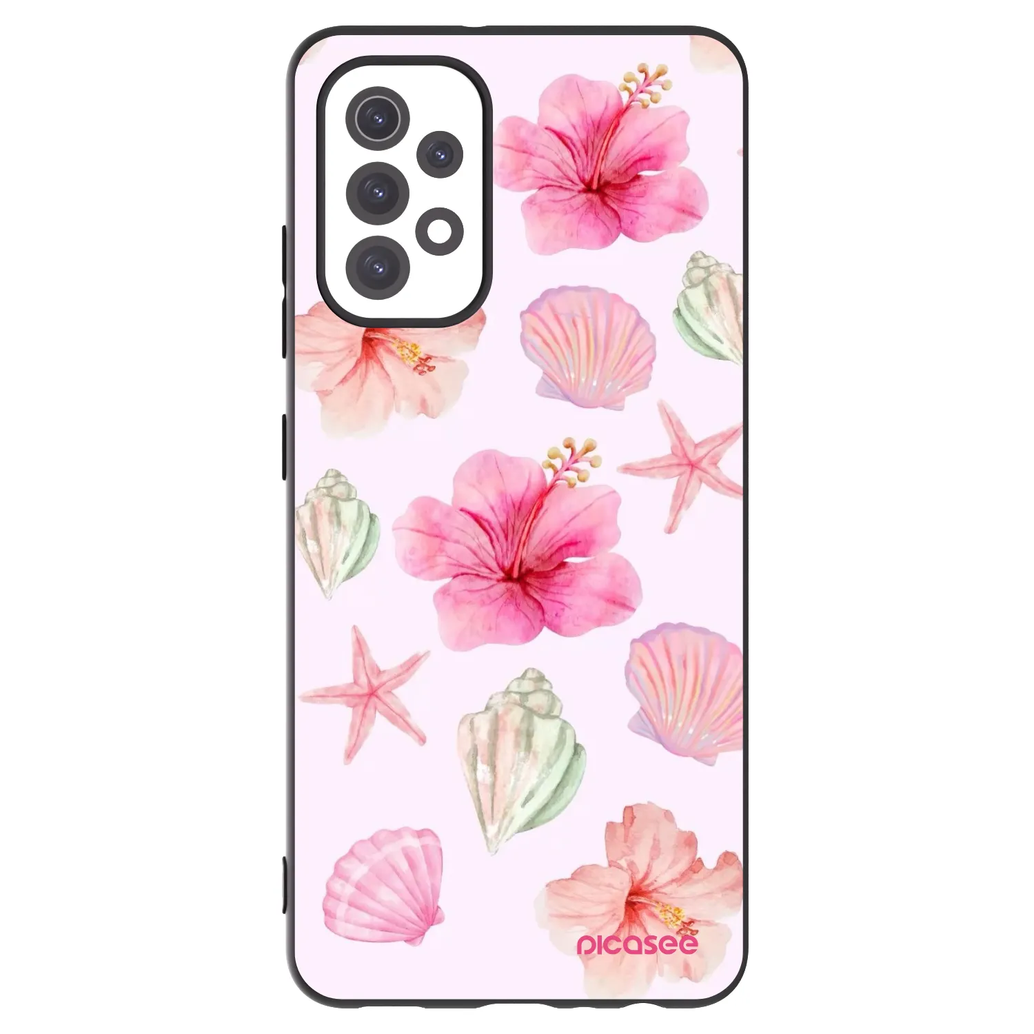 Picasee Μαύρη θήκη σιλικόνης για Samsung Galaxy A32 5G A326B - Blush Lagoon