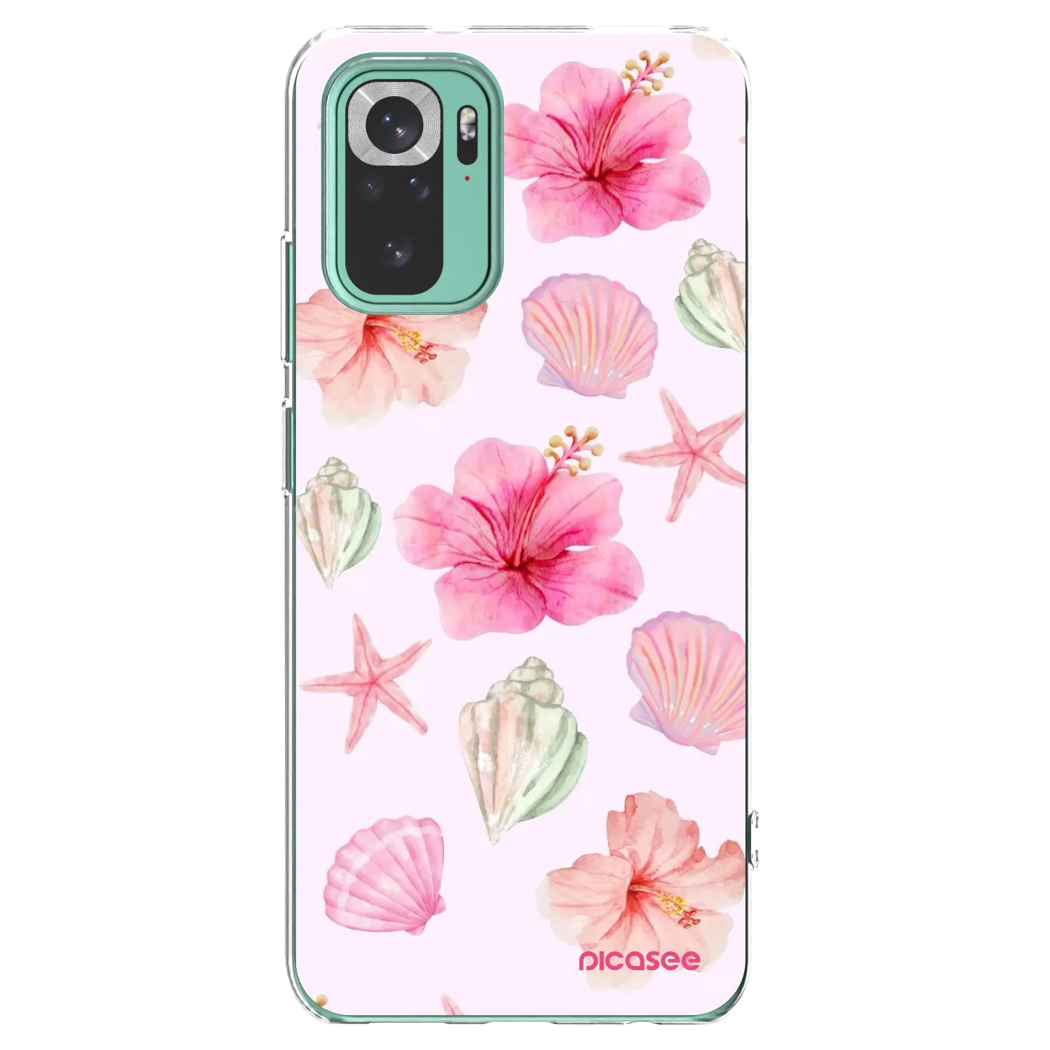 Picasee διαφανής θήκη σιλικόνης Xiaomi Redmi Note 10 Pro - Blush Lagoon