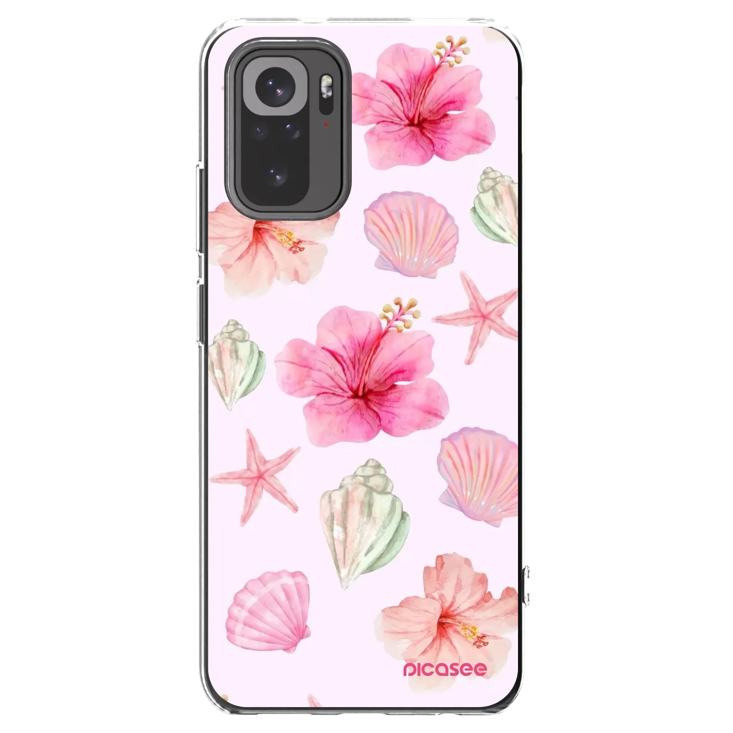 Picasee διαφανής θήκη σιλικόνης Xiaomi Redmi Note 10S - Blush Lagoon