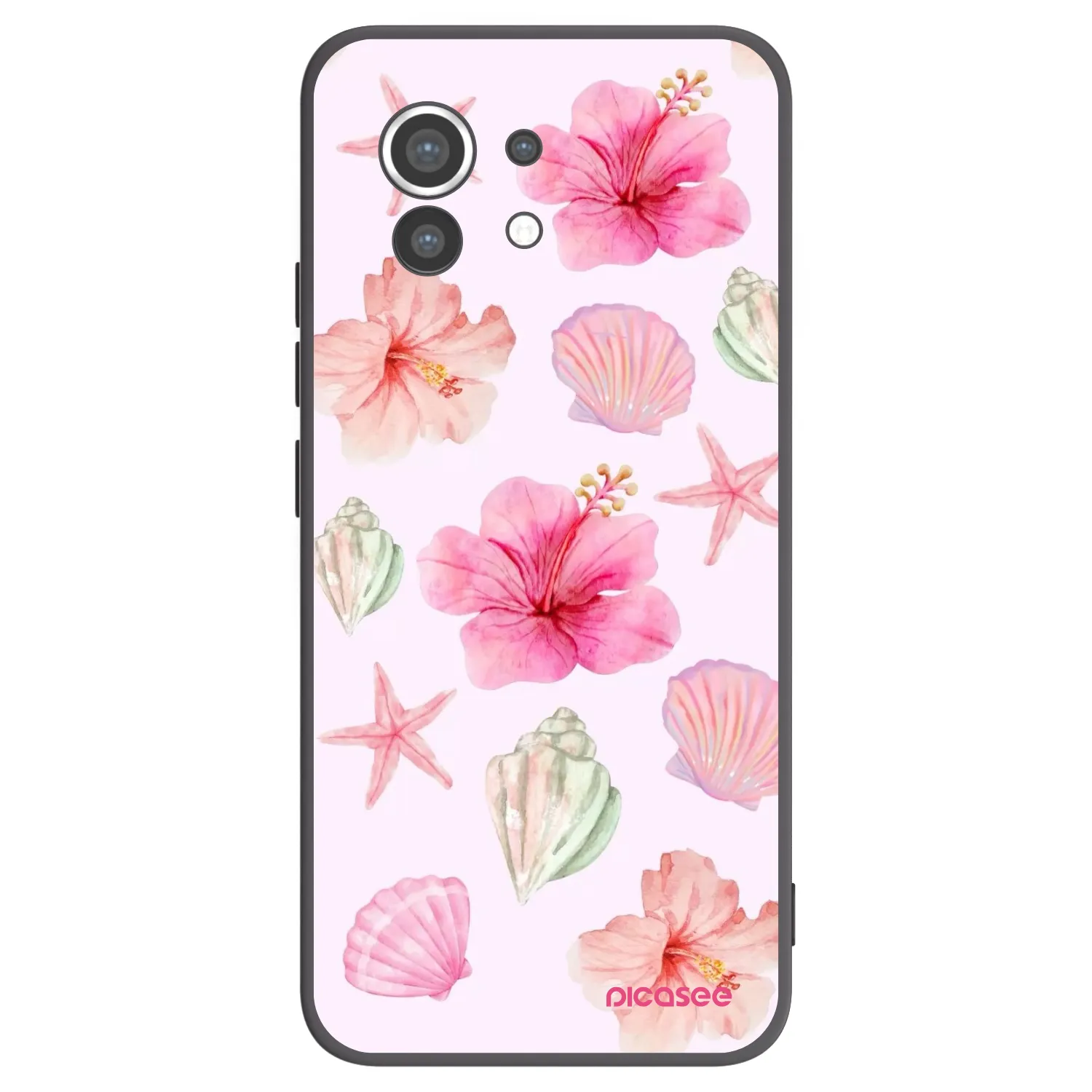 Picasee Μαύρη θήκη σιλικόνης για Xiaomi Mi 11 - Blush Lagoon