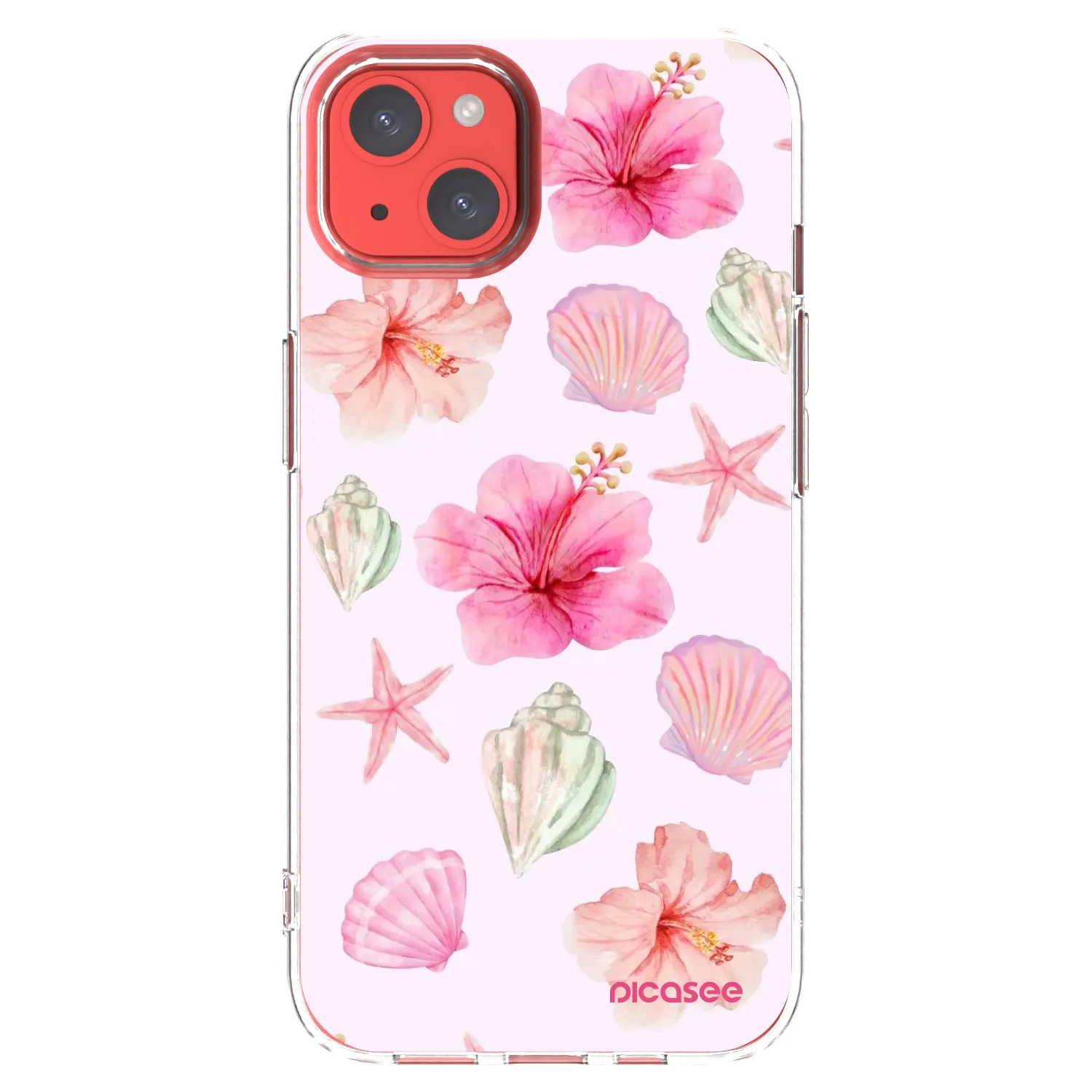Picasee διαφανής θήκη σιλικόνης Apple iPhone 13 - Blush Lagoon