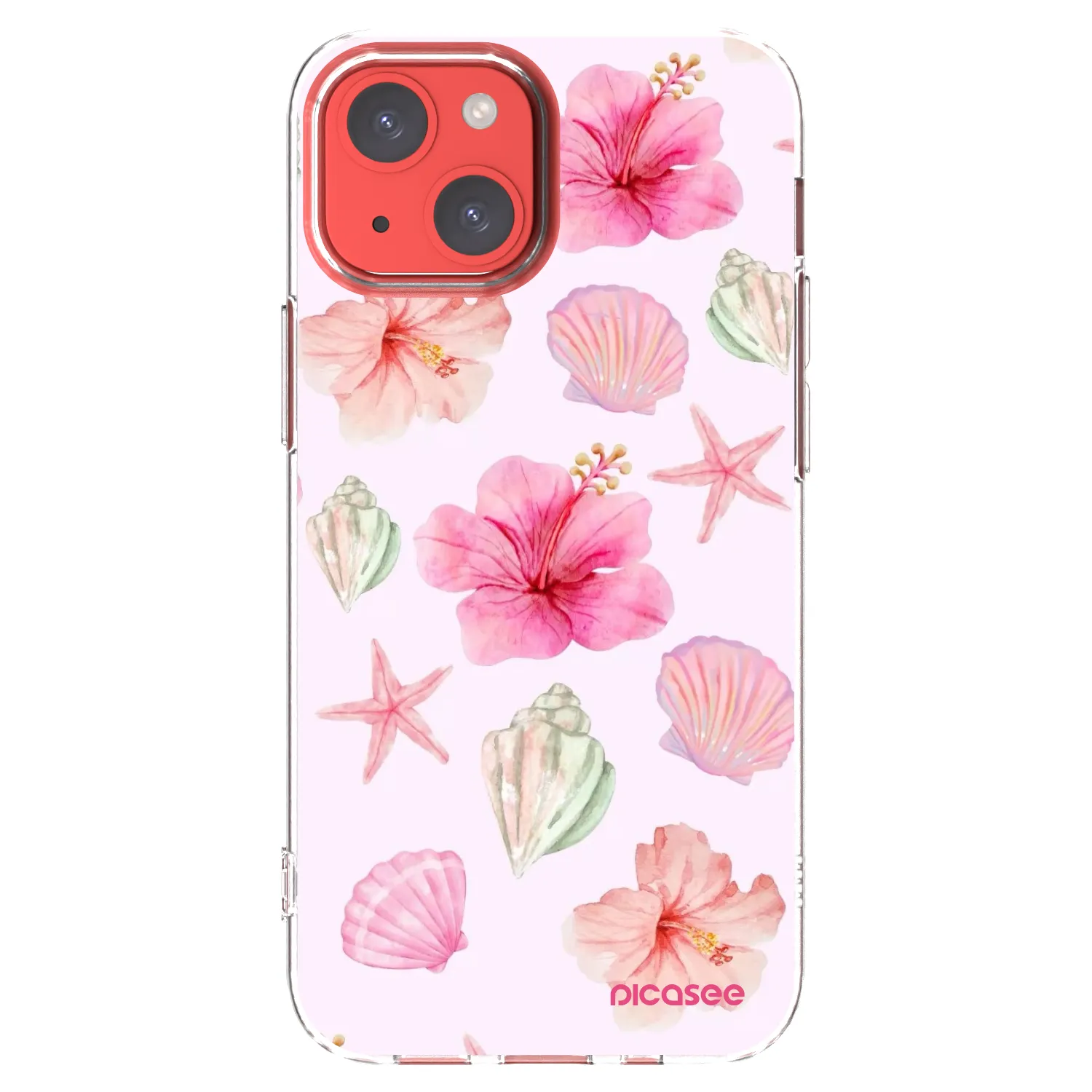 Picasee διαφανής θήκη σιλικόνης Apple iPhone 13 mini - Blush Lagoon