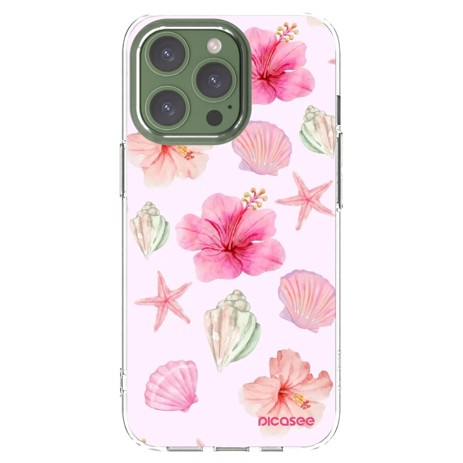 Picasee διαφανής θήκη σιλικόνης Apple iPhone 13 Pro - Blush Lagoon