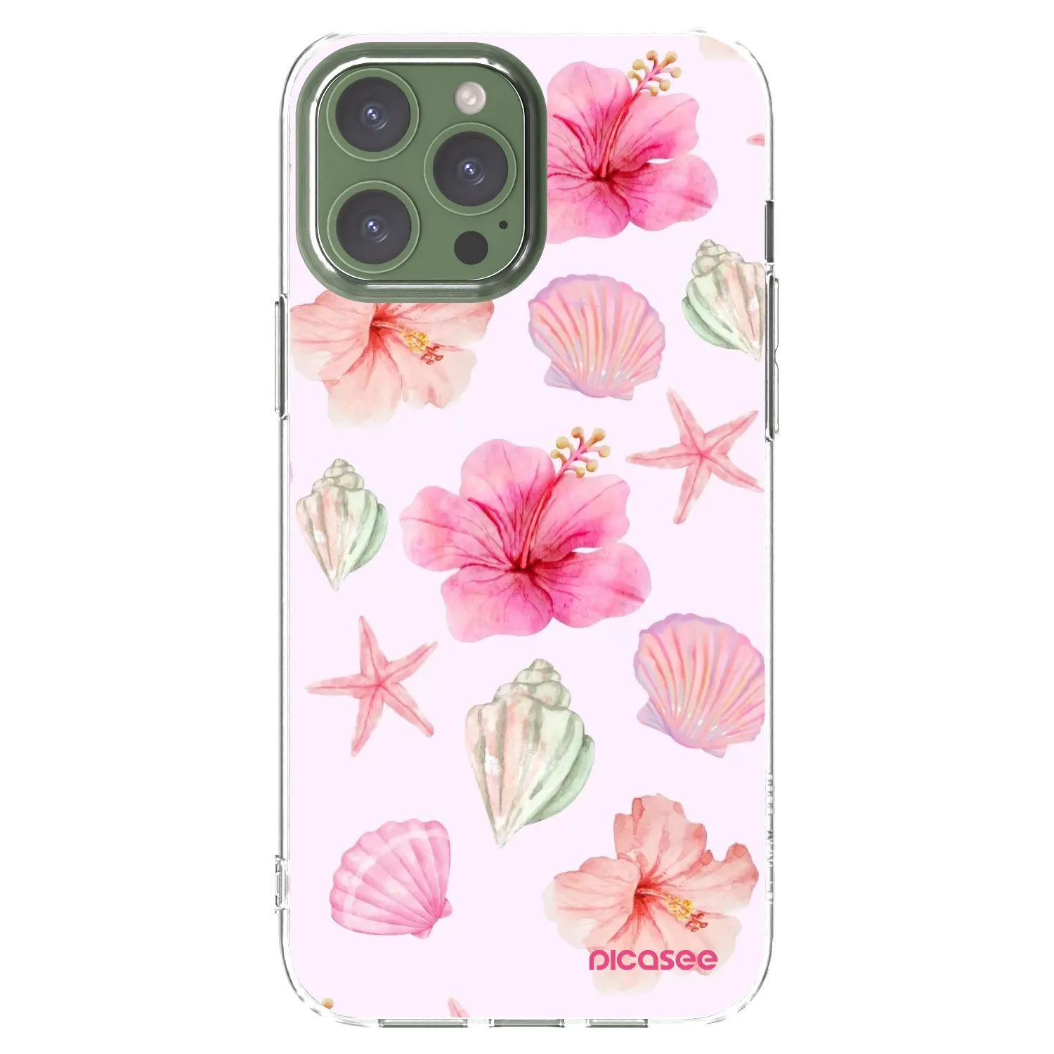 Picasee διαφανής θήκη σιλικόνης Apple iPhone 13 Pro Max - Blush Lagoon