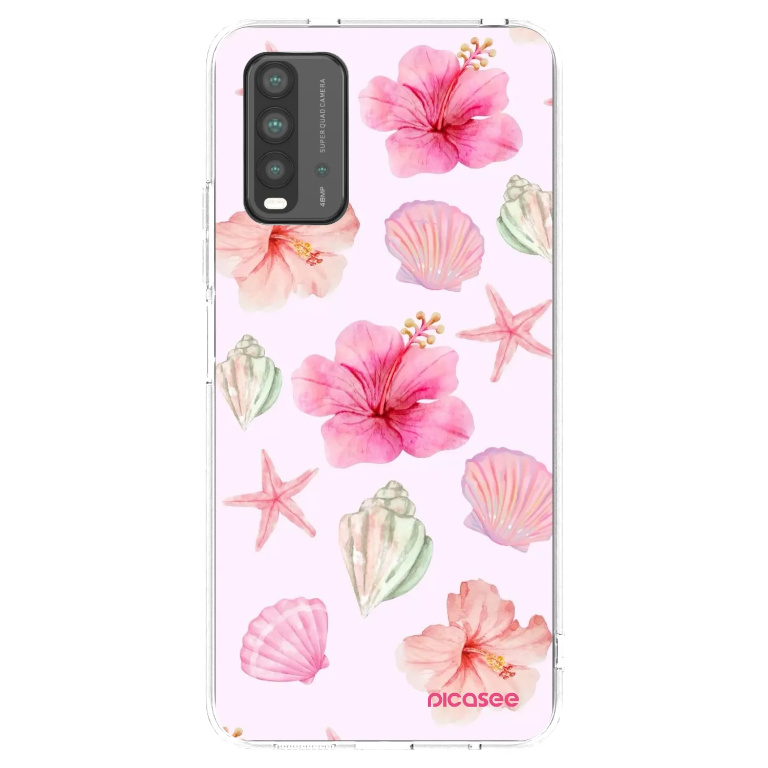 Picasee διαφανής θήκη σιλικόνης Xiaomi Redmi 9T - Blush Lagoon