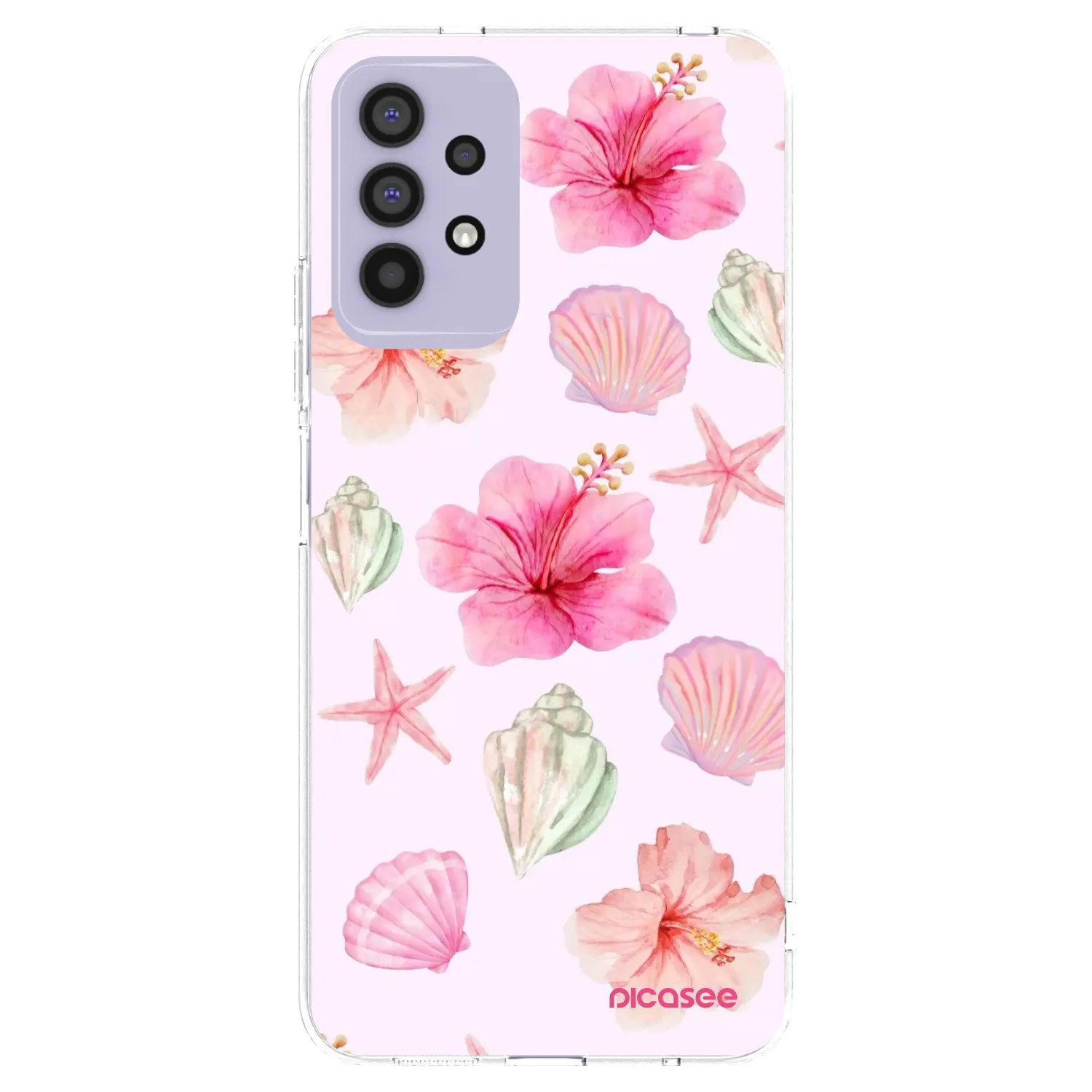 Picasee διαφανής θήκη σιλικόνης Samsung Galaxy A32 4G SM-A325F - Blush Lagoon