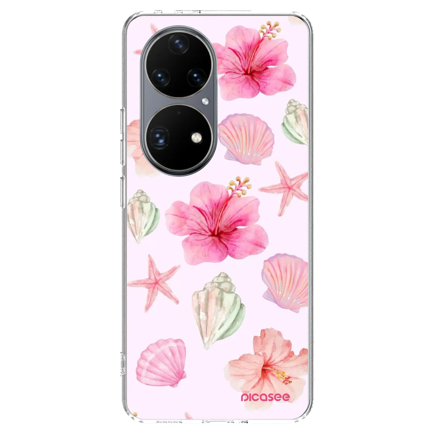 Picasee διαφανής θήκη σιλικόνης Huawei P50 - Blush Lagoon