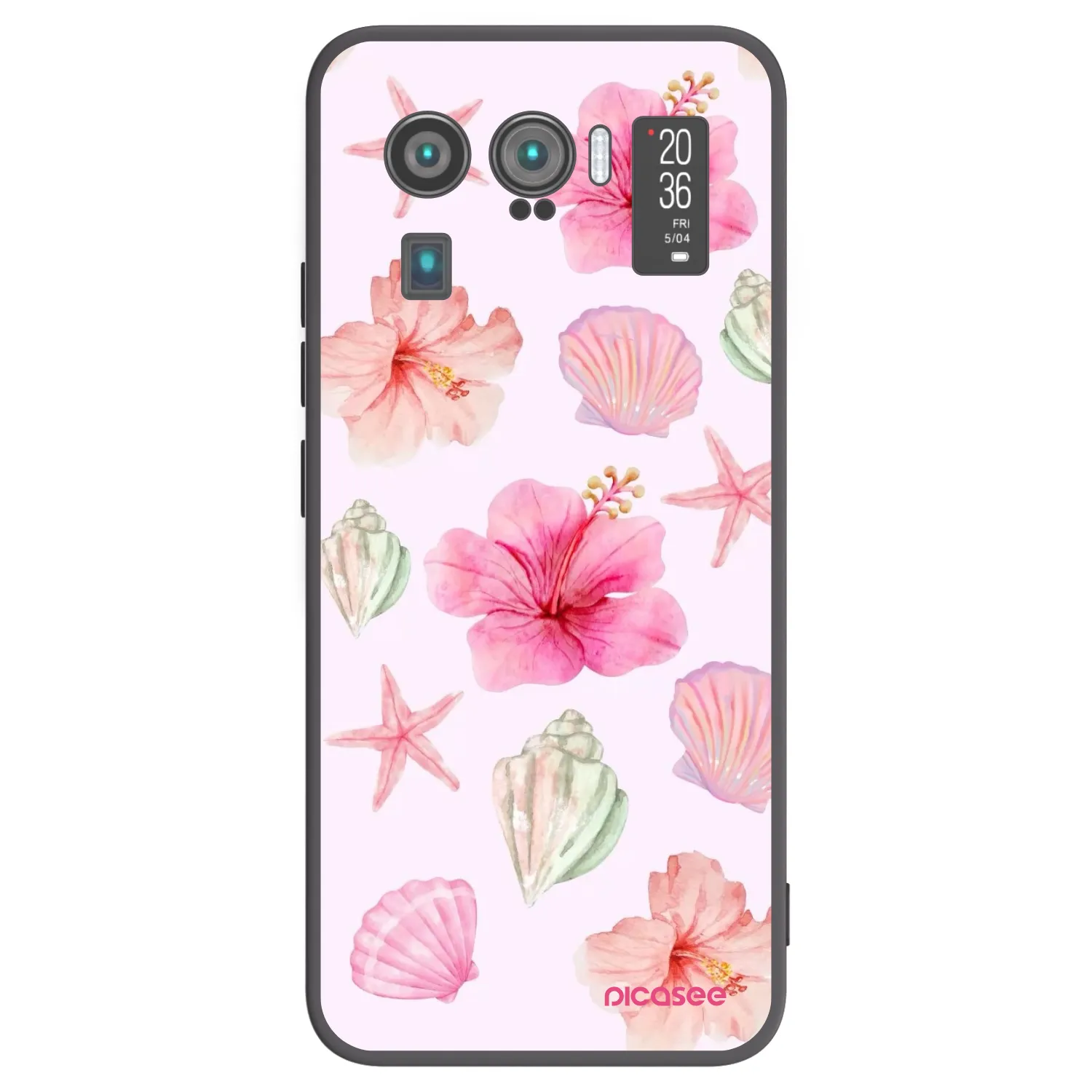 Picasee Μαύρη θήκη σιλικόνης για Xiaomi Mi 11 Ultra - Blush Lagoon