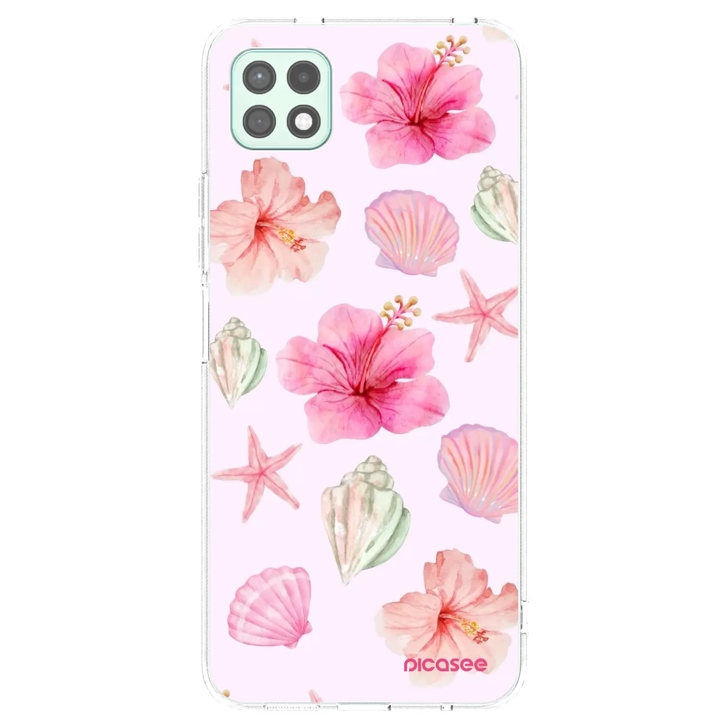 Picasee διαφανής θήκη σιλικόνης Samsung Galaxy A22 A226B 5G - Blush Lagoon