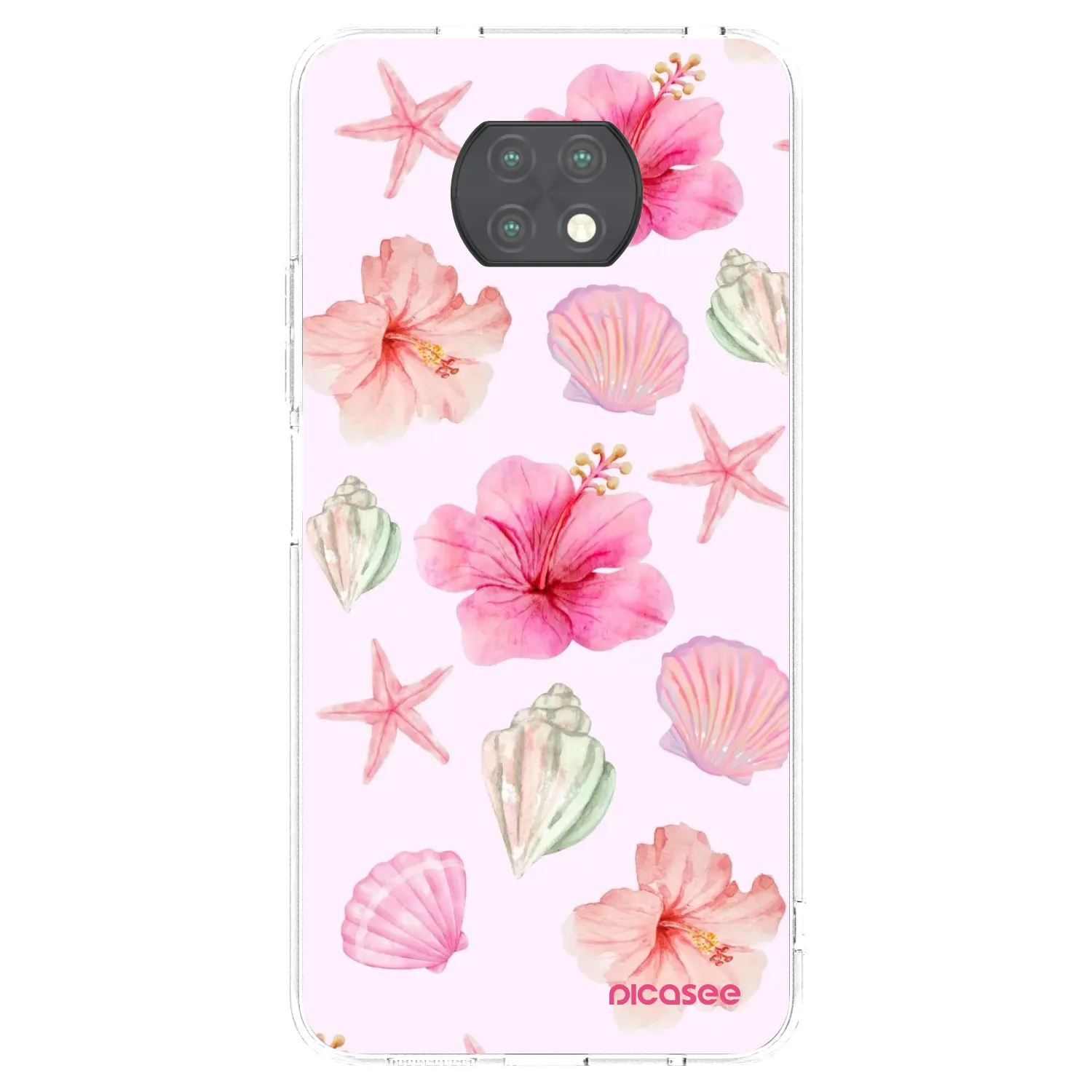 Picasee διαφανής θήκη σιλικόνης Xiaomi Redmi Note 9T - Blush Lagoon