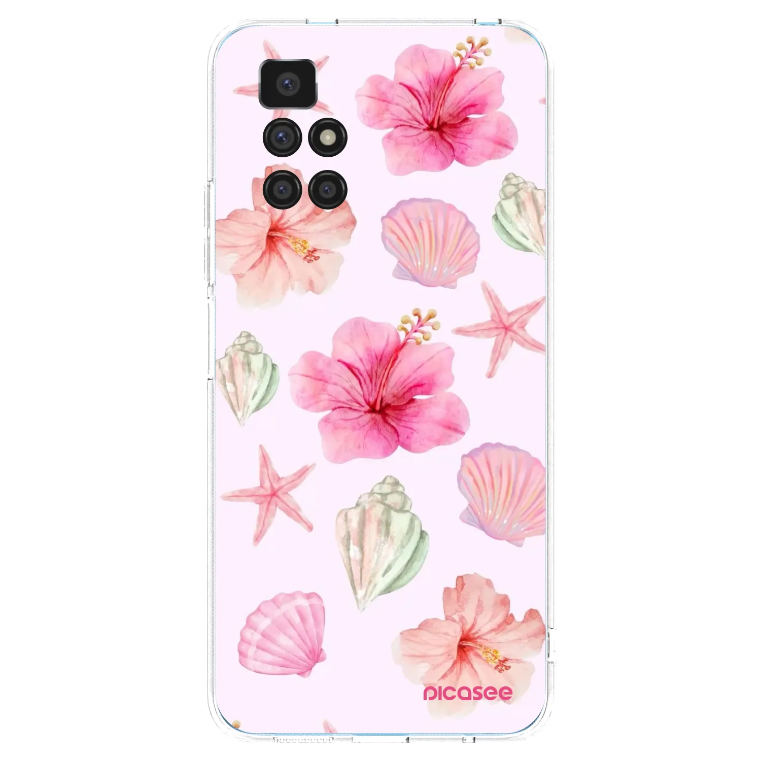 Picasee διαφανής θήκη σιλικόνης Xiaomi Redmi 10 - Blush Lagoon