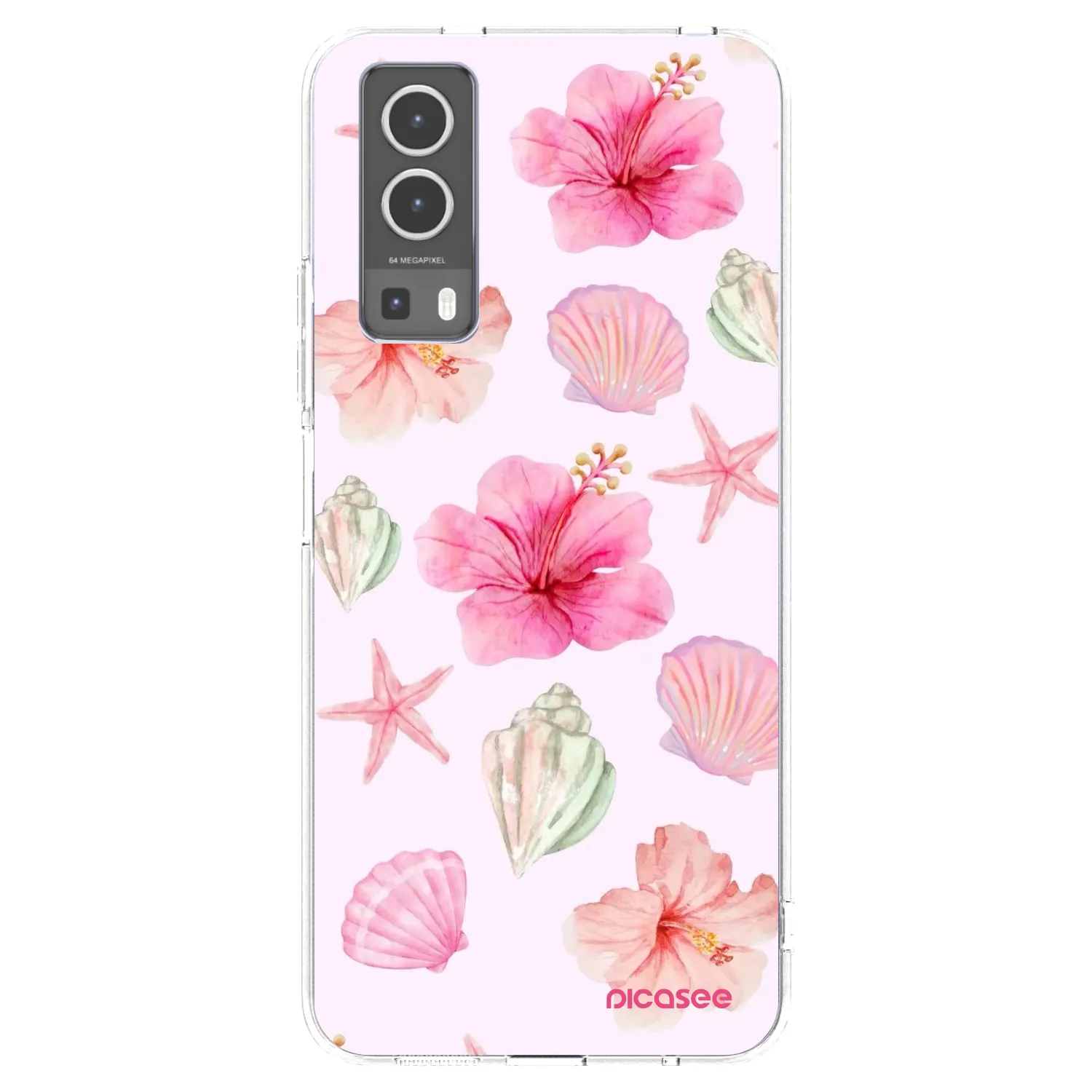 Picasee διαφανής θήκη σιλικόνης Vivo Y72 5G - Blush Lagoon