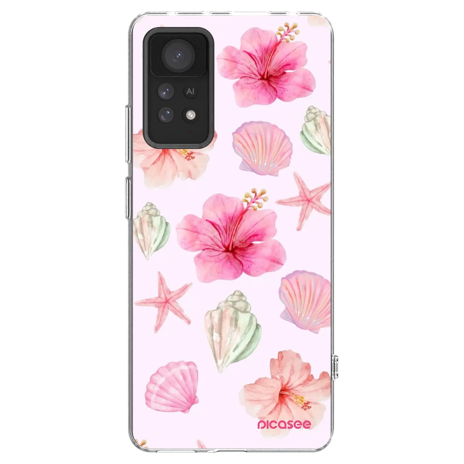 Picasee διαφανής θήκη σιλικόνης Xiaomi Redmi Note 11 Pro 5G - Blush Lagoon