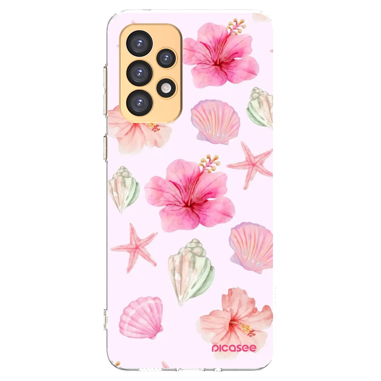Picasee διαφανής θήκη σιλικόνης Samsung Galaxy A33 5G A336 - Blush Lagoon