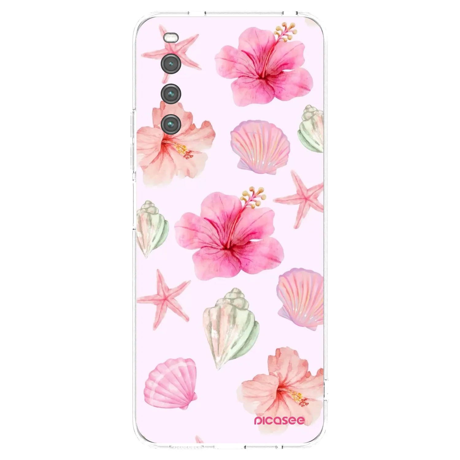 Picasee διαφανής θήκη σιλικόνης Sony Xperia 10 IV 5G - Blush Lagoon