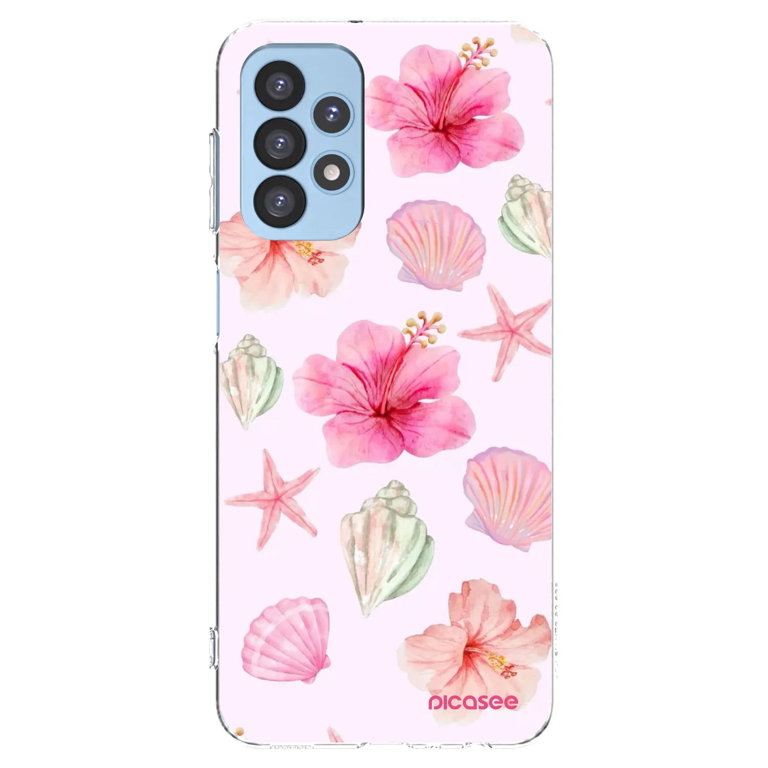 Picasee διαφανής θήκη σιλικόνης Samsung Galaxy A23 A235F 4G - Blush Lagoon
