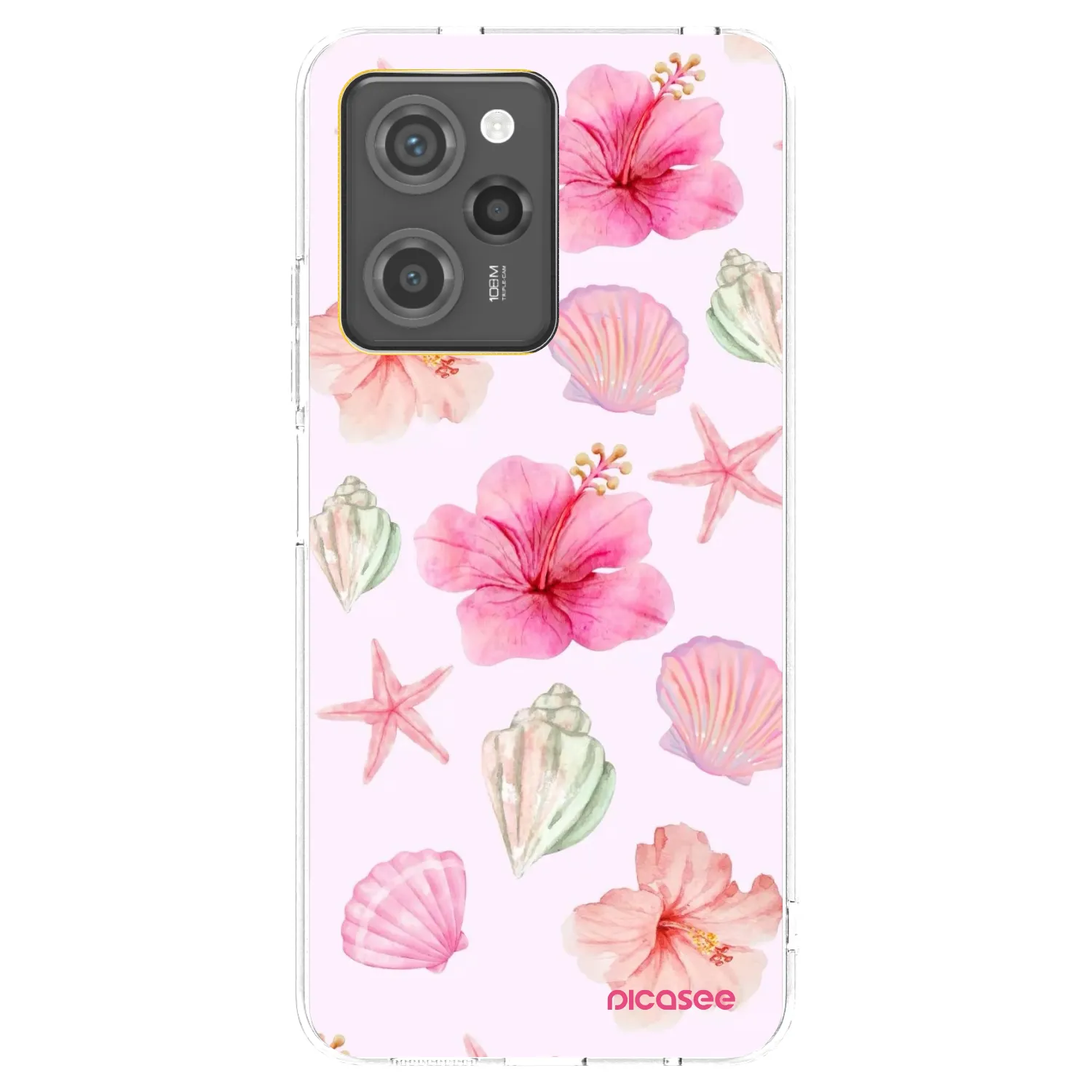 Picasee διαφανής θήκη σιλικόνης Xiaomi Poco X5 Pro - Blush Lagoon