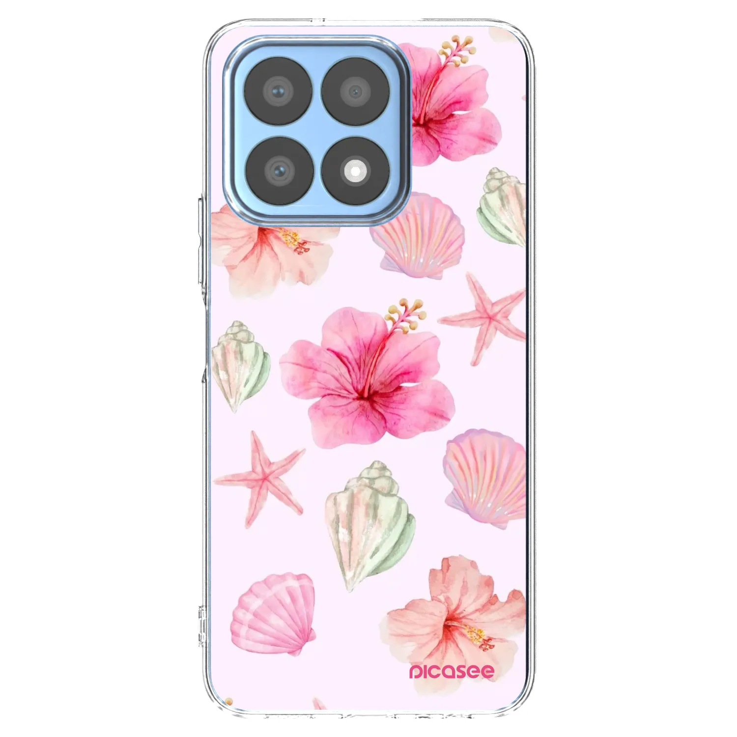 Picasee διαφανής θήκη σιλικόνης Honor X8a - Blush Lagoon