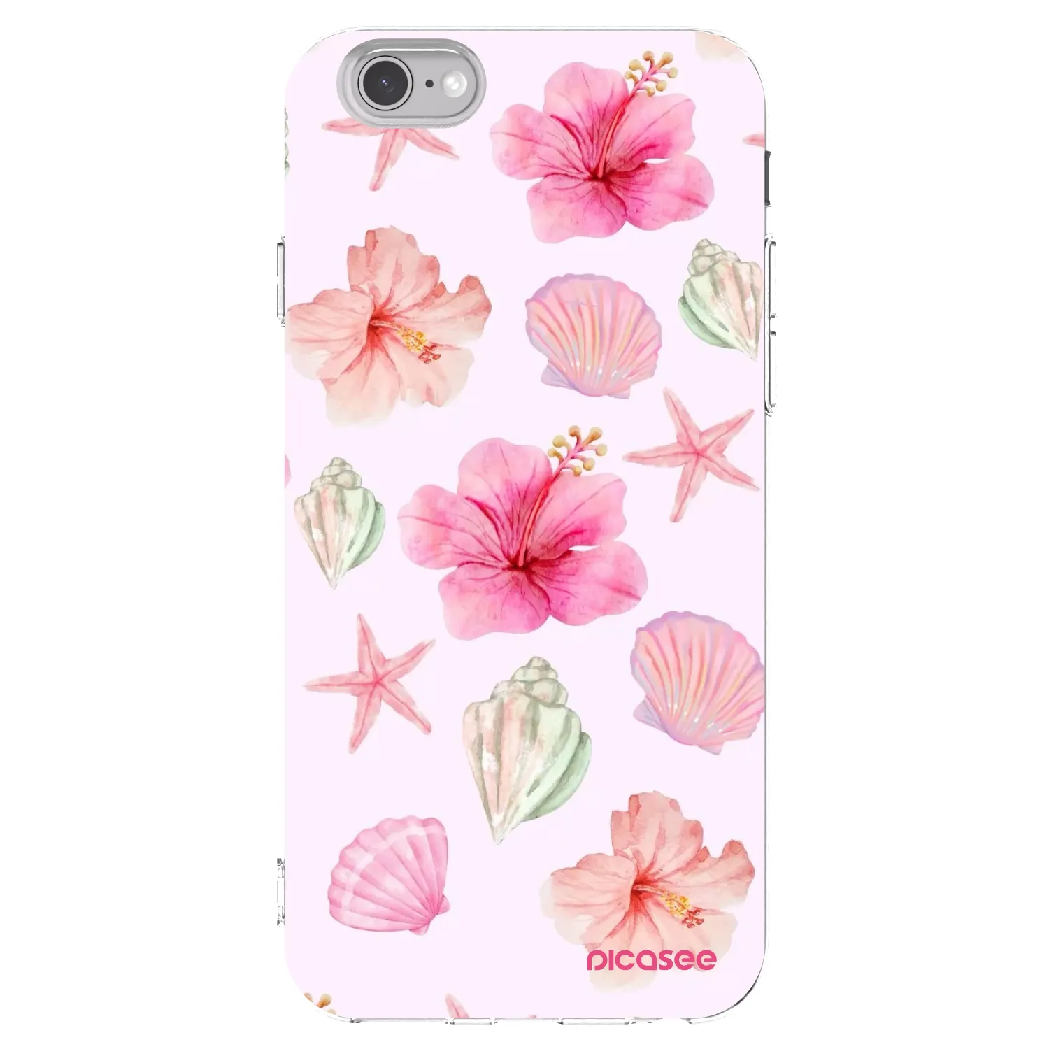 Picasee διαφανής θήκη σιλικόνης Apple iPhone 6/6S - Blush Lagoon
