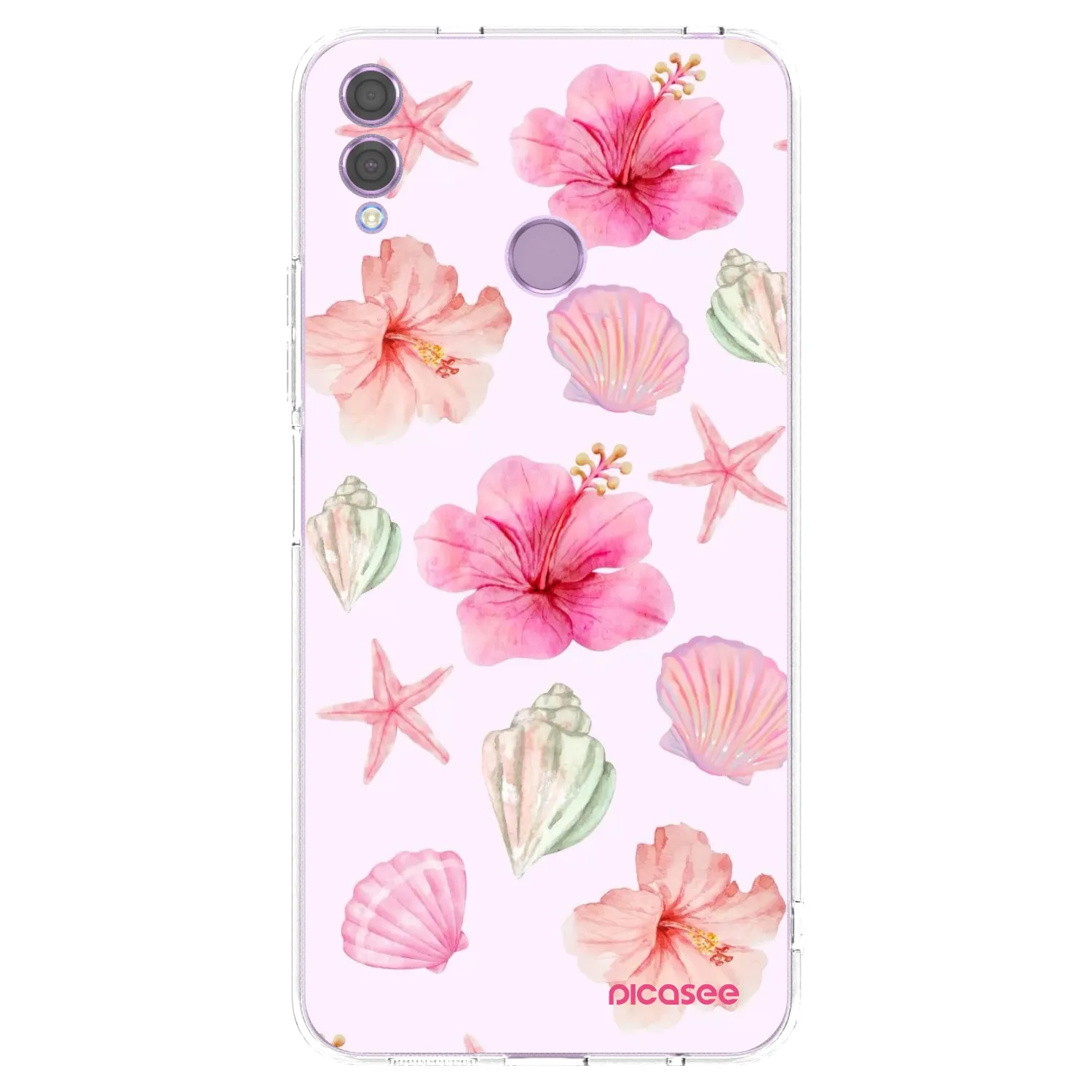 Picasee διαφανής θήκη σιλικόνης Honor 8X - Blush Lagoon