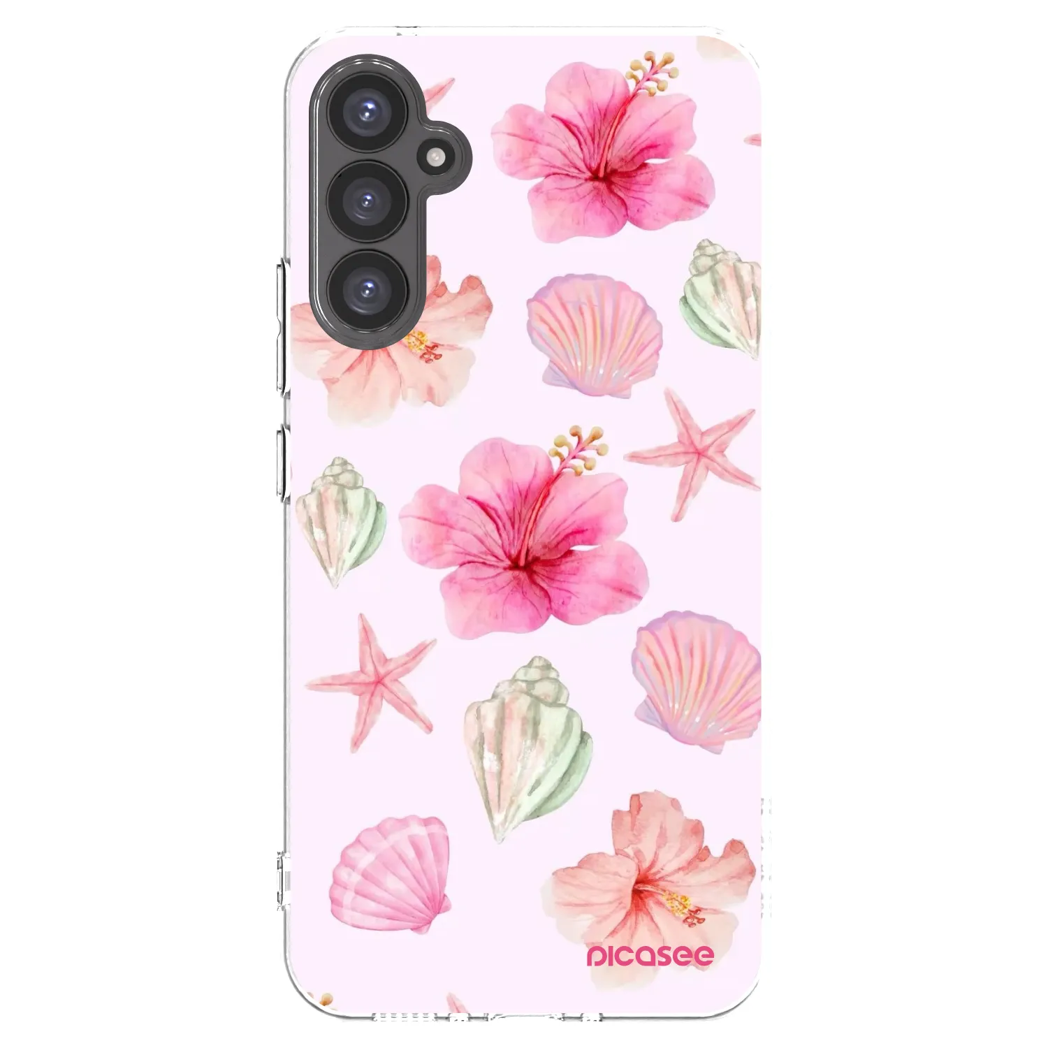 Picasee διαφανής θήκη σιλικόνης Samsung Galaxy A34 5G A346B - Blush Lagoon